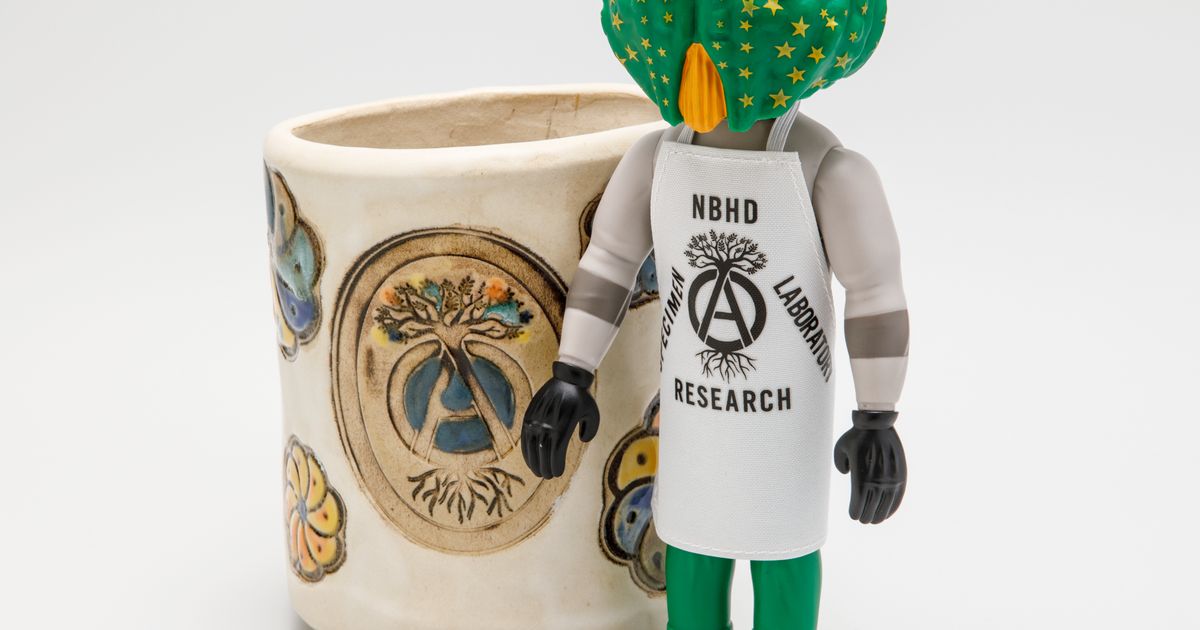 Cactus Man Vessel by DRx, SRL Cactus Man & CRamics