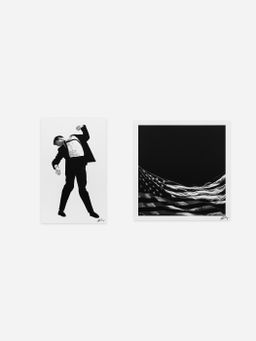 A pair of prints by Robert Longo