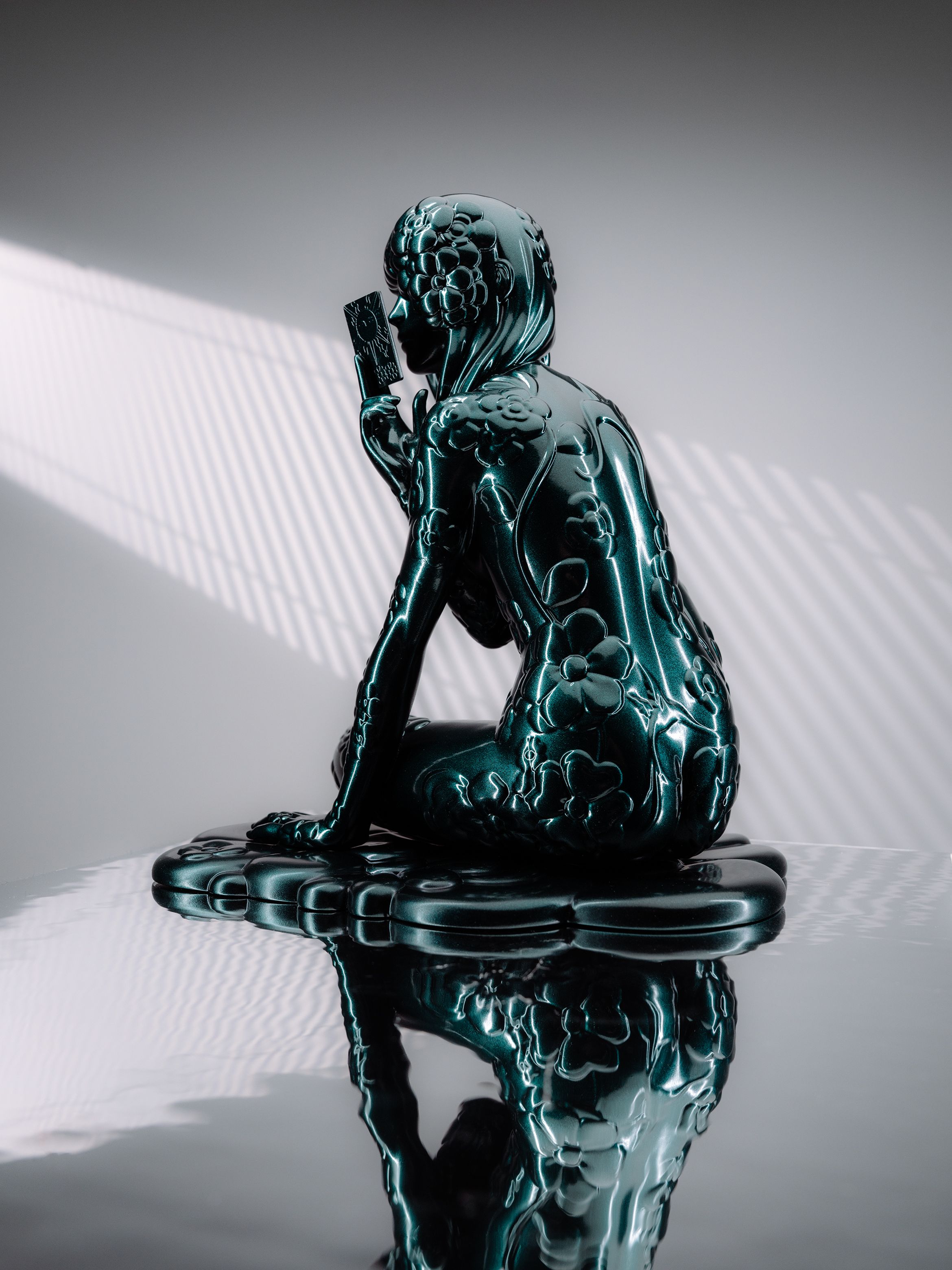 A shot of James Jean's new limited edition sculpture