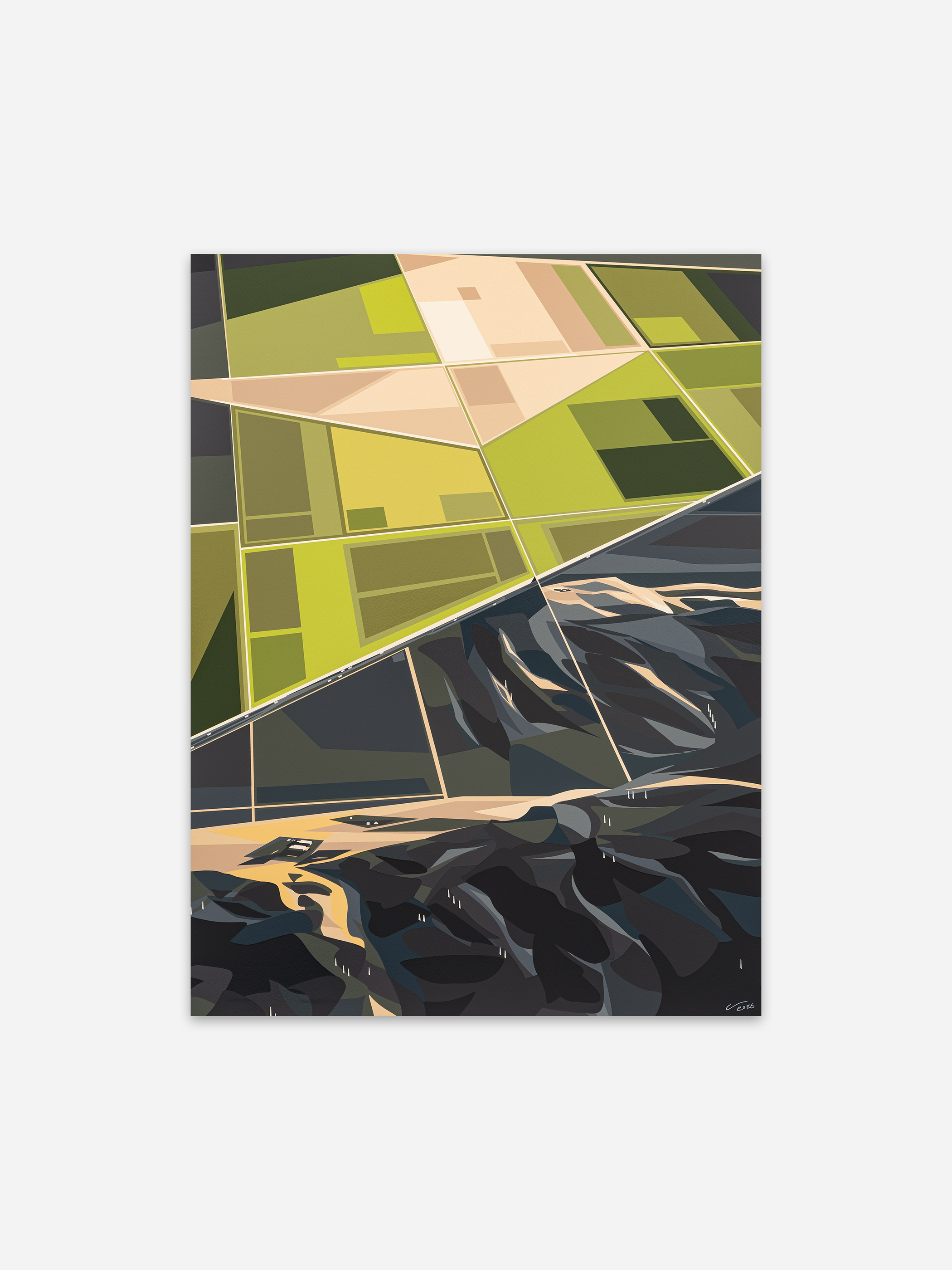High Fly Over the Valley by Grant Riven Yun