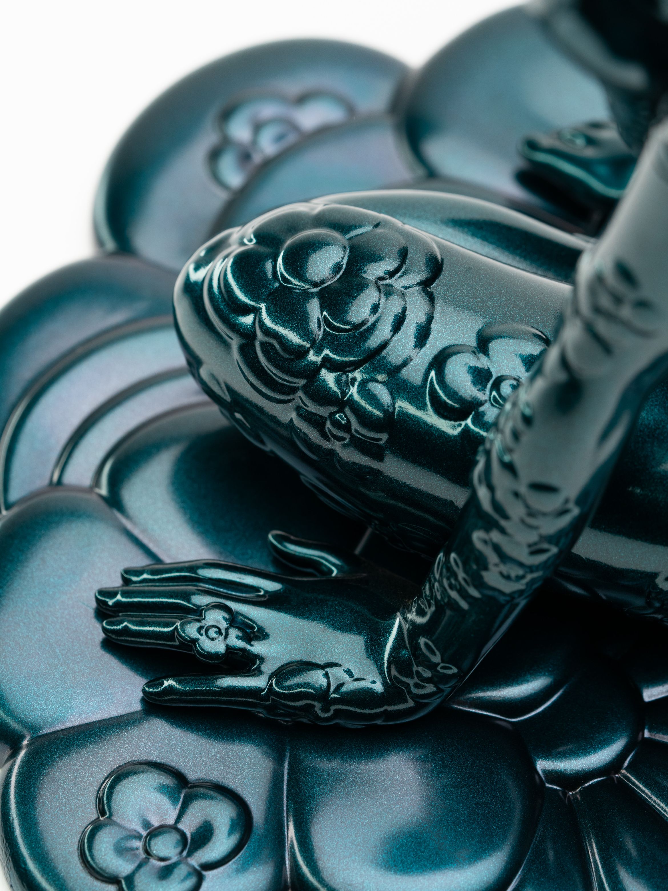 A detail of a new sculpture edition by James Jean