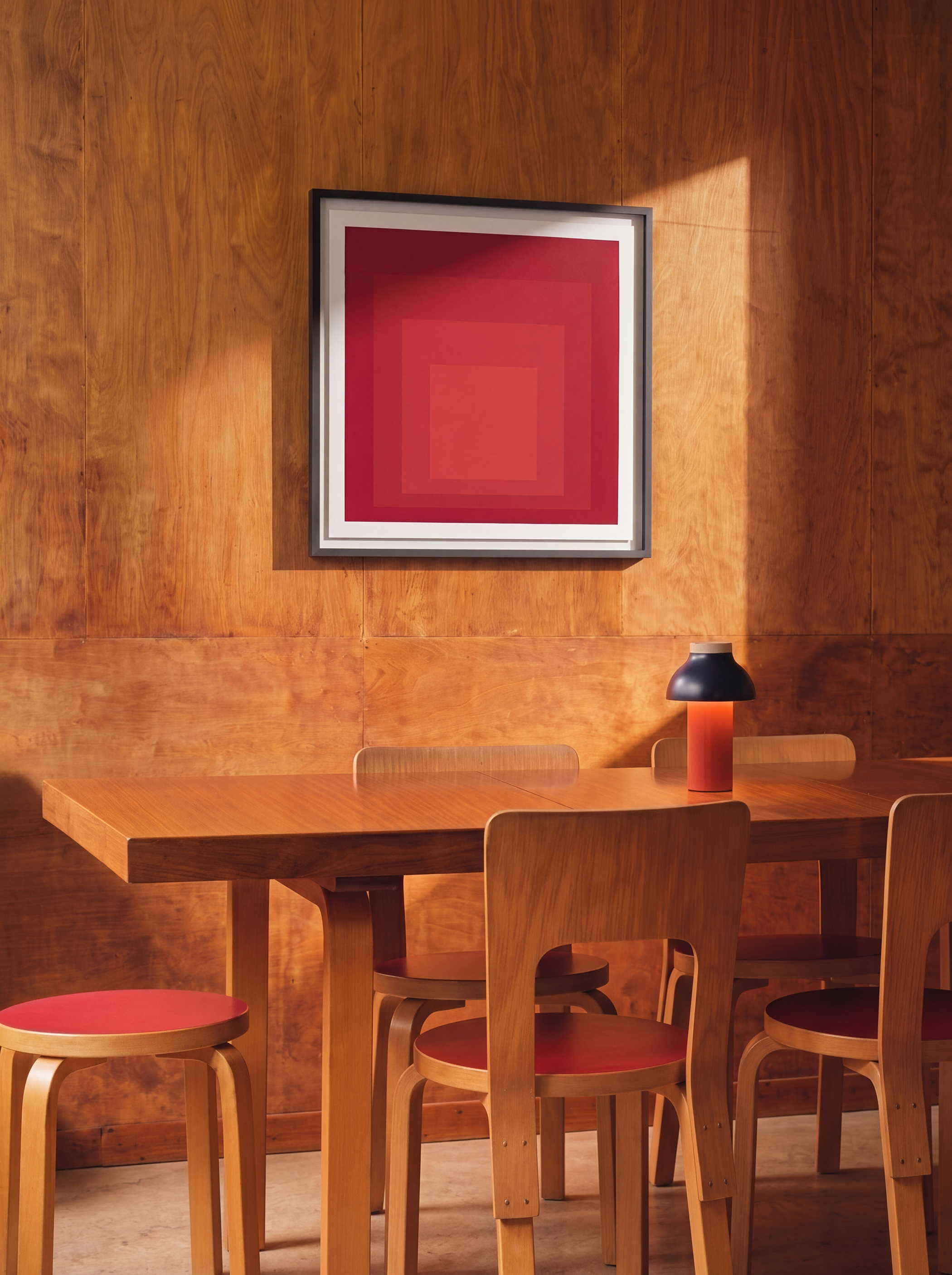 Homage to the Square, 1971 (red) by Josef Albers