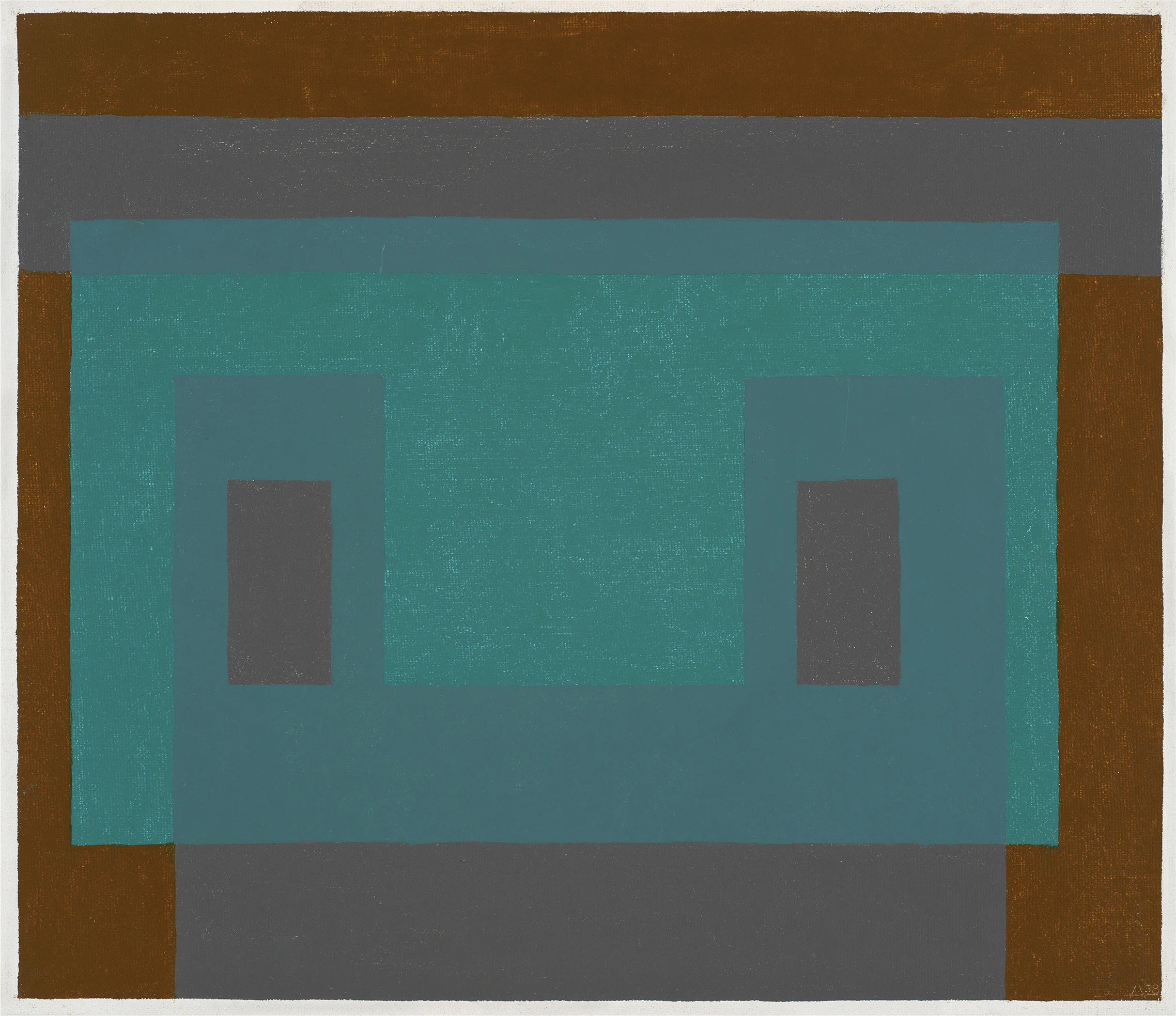 Study for Homage to the Square, 1967 by Josef Albers