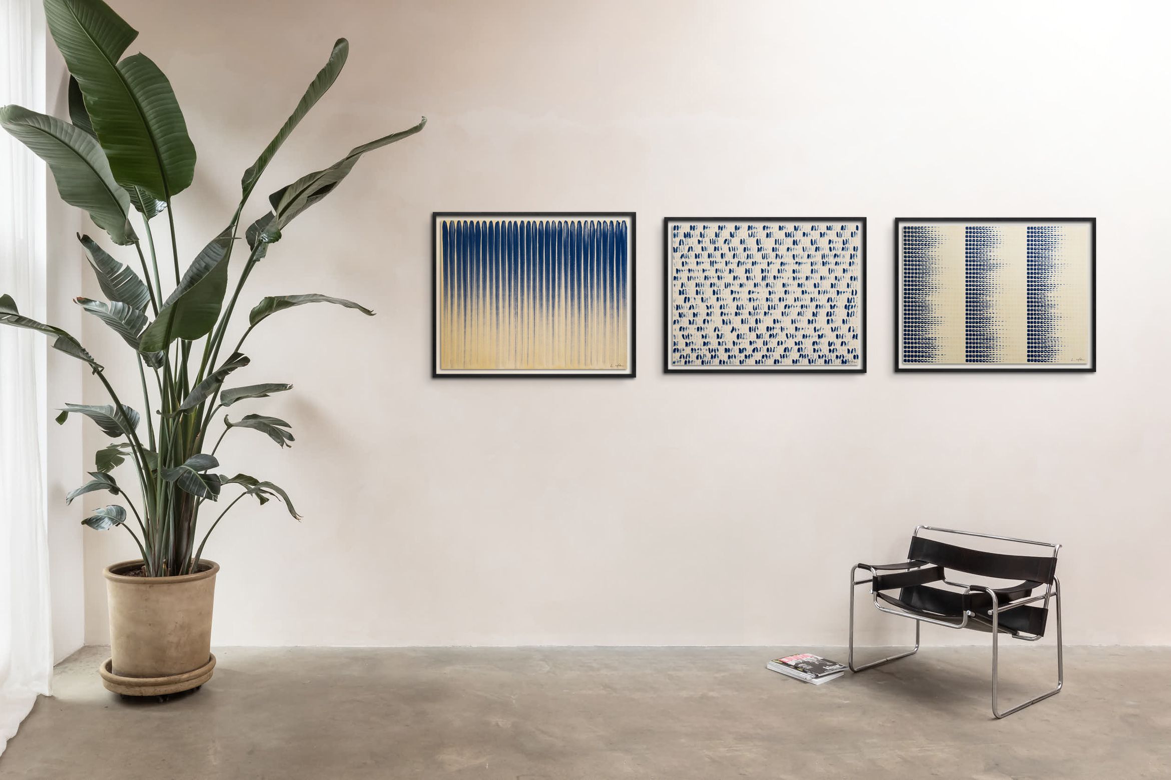 Hero of a silkscreen print by Lee Ufan