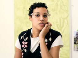 portrait of Jordan Casteel portrait of Jordan Casteel