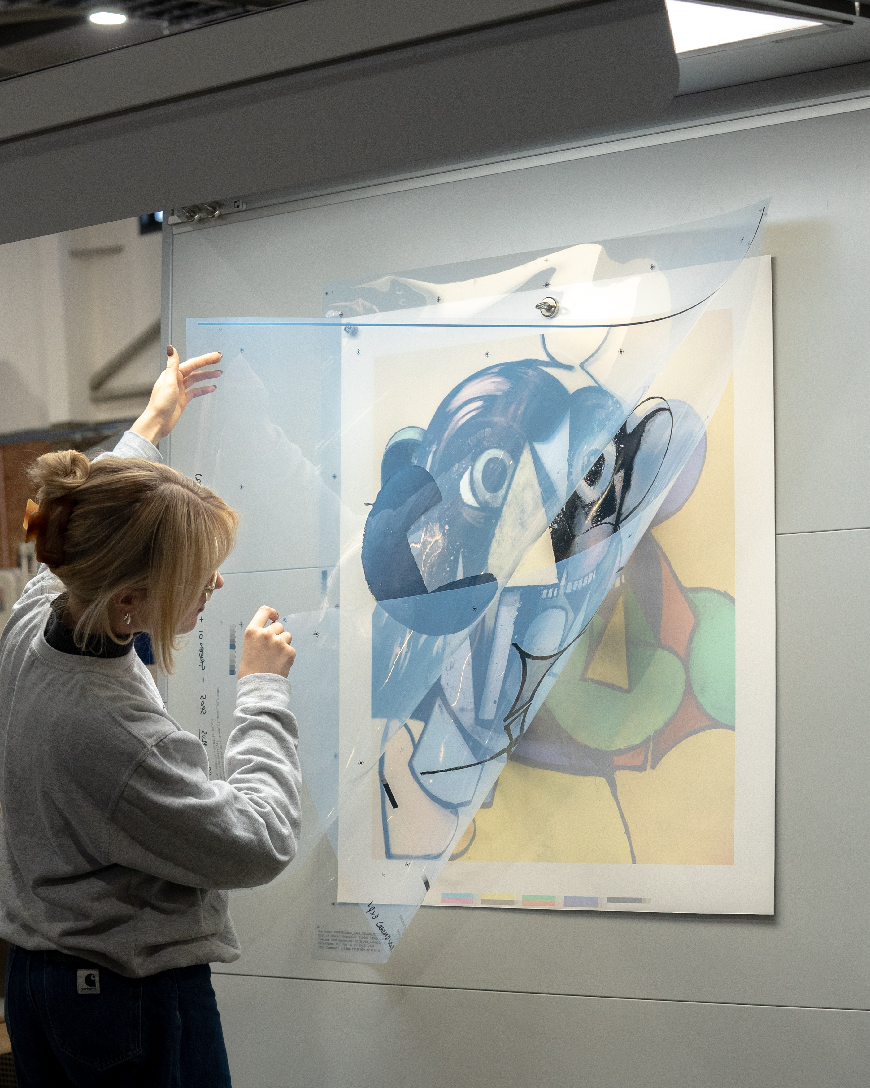 Portrait and Head by George Condo