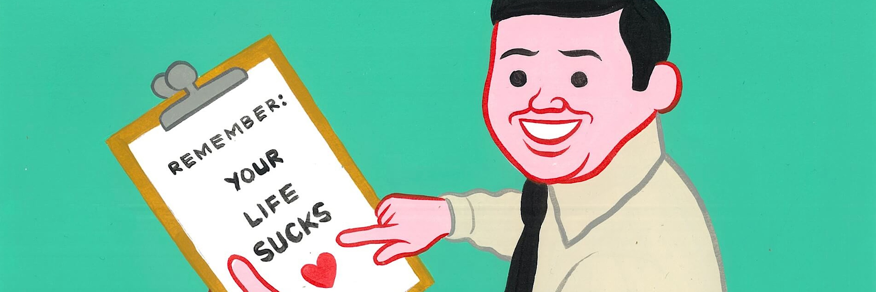 Work Hard And Then Die by Sir Joan Cornellà