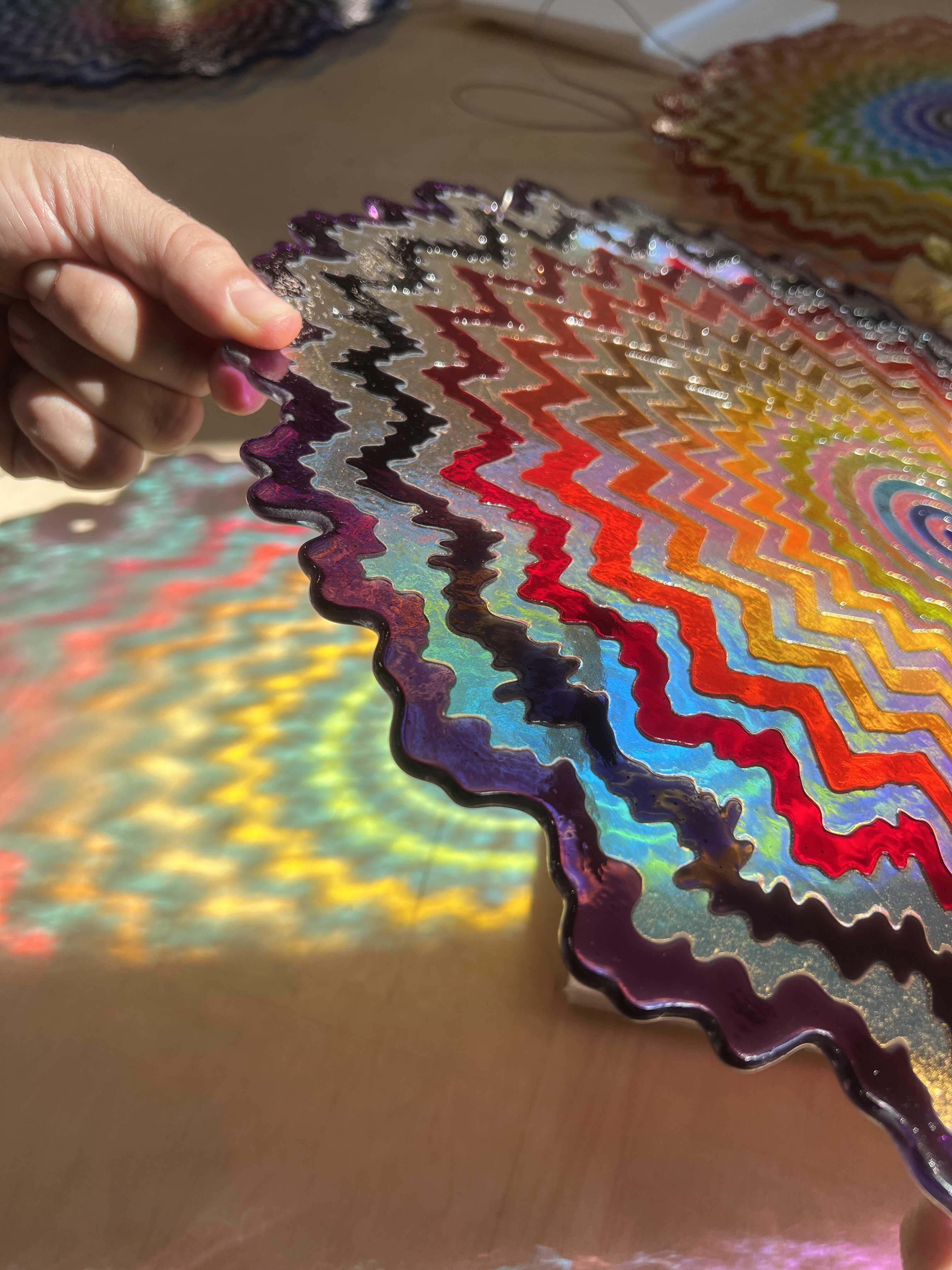Dichroic Mandala by Jen Stark
