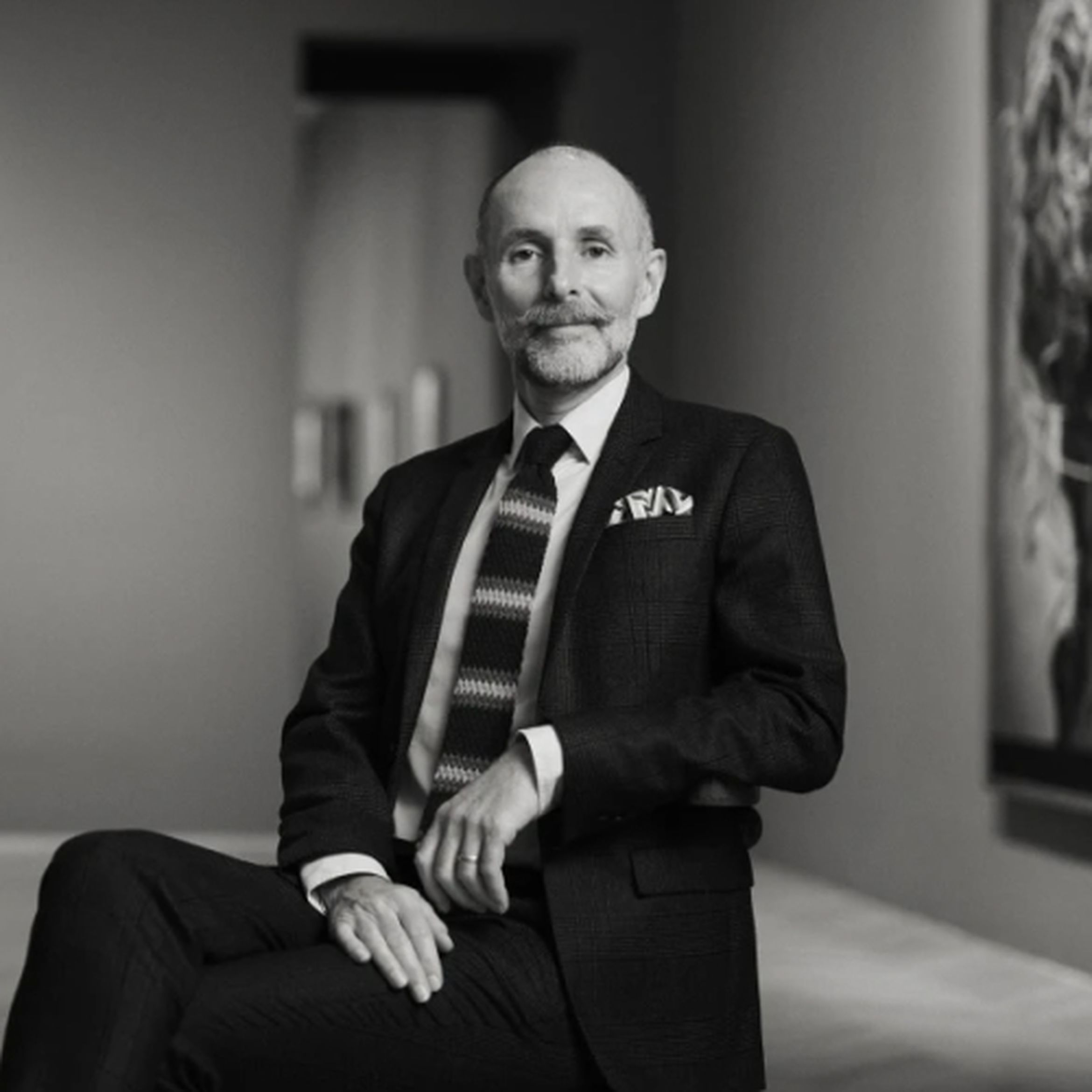 A portrait of Glenn Brown
