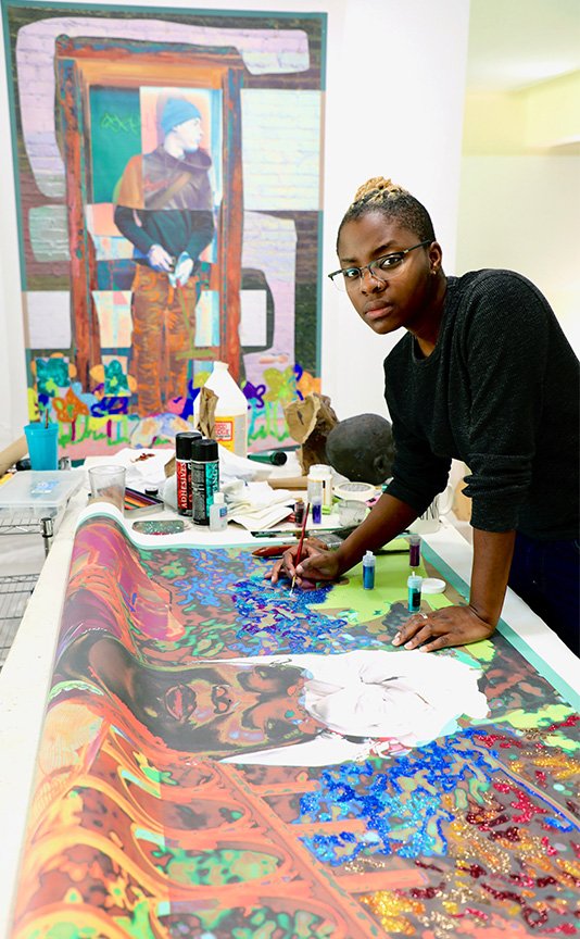 TWO QUEENS: Ode to Romare Bearden by Amani Lewis