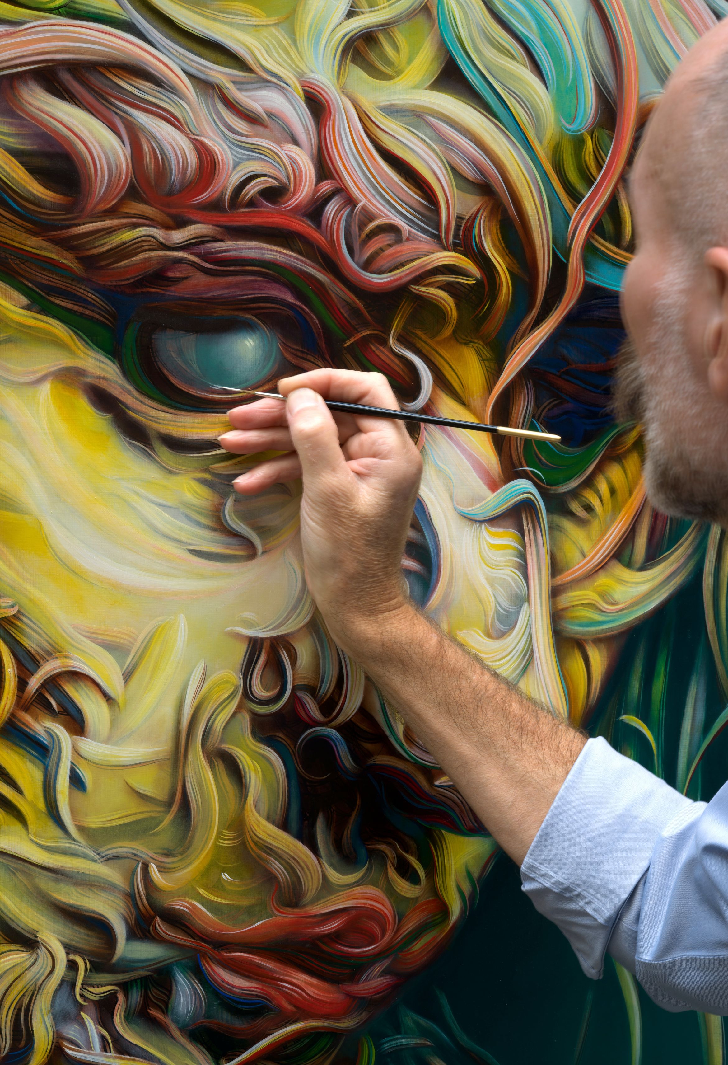 Glenn Brown painting