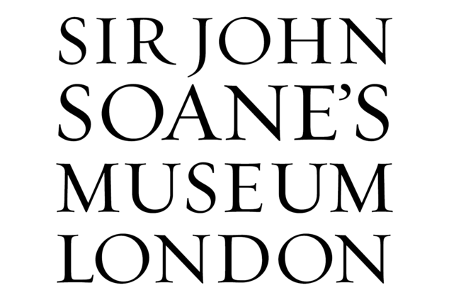 A serif text reading "Sir John Soanae's Museum London"