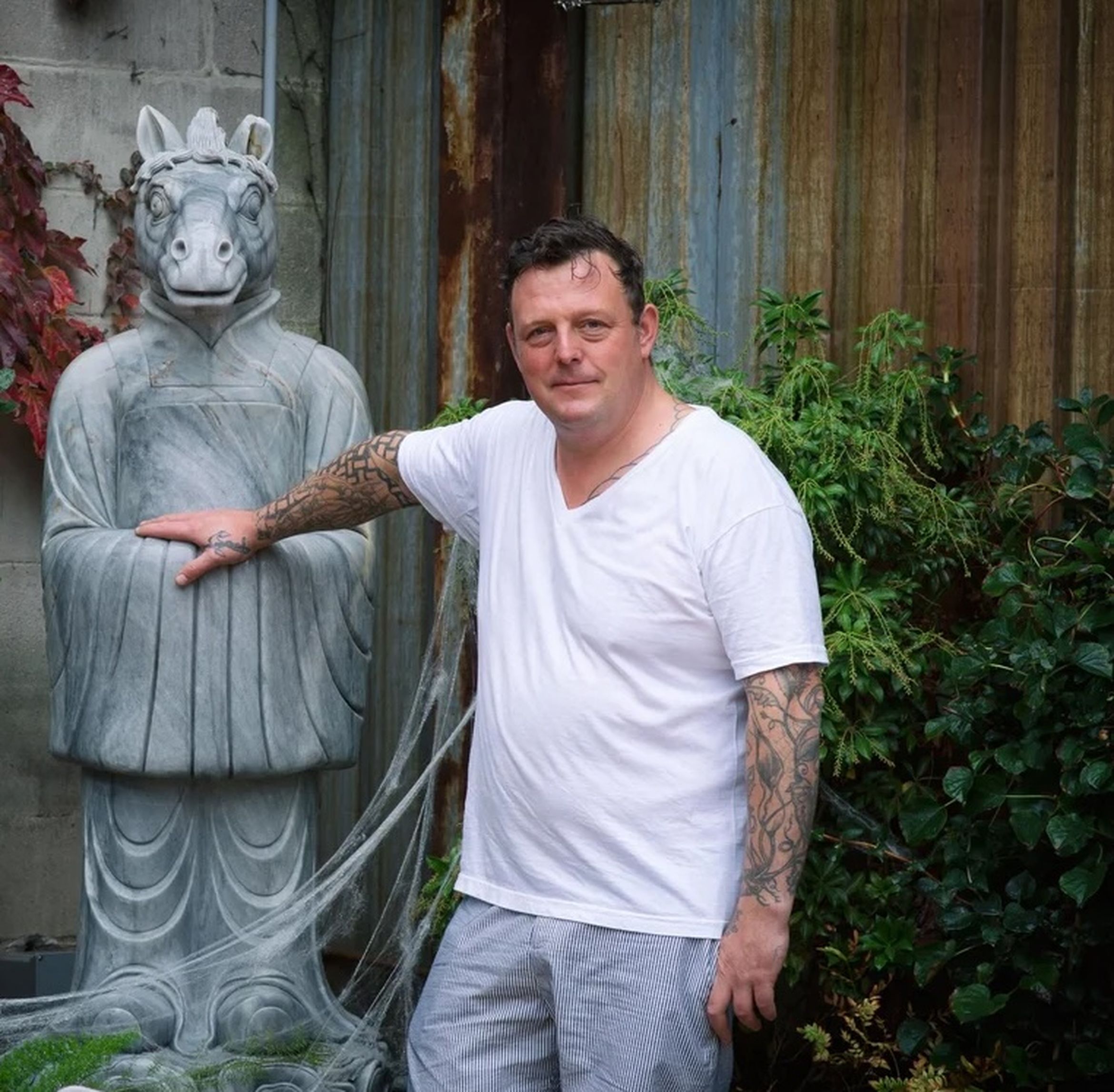 Urs Fischer portrait by Robert Banat