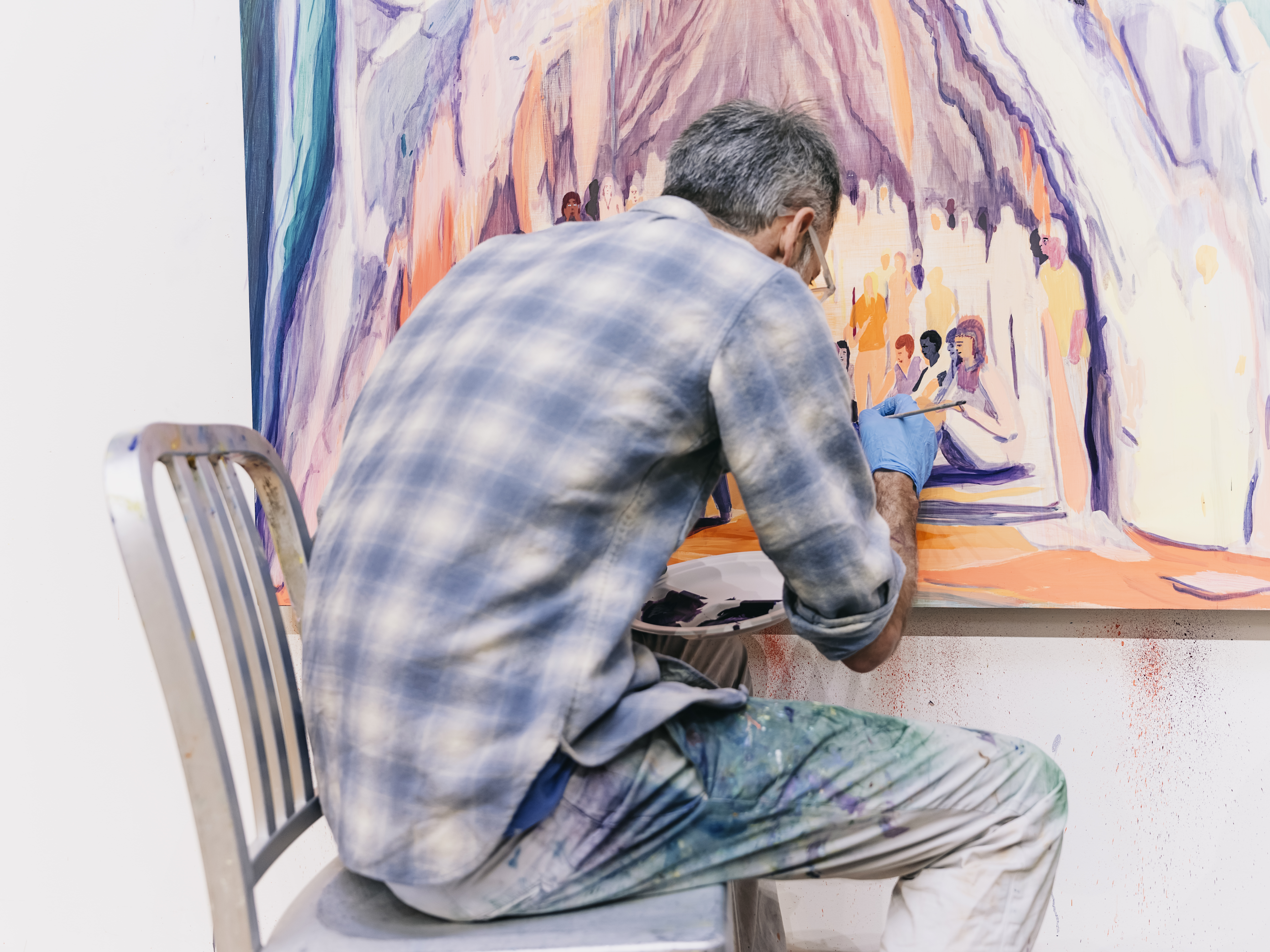 Jules de Balincourt リトグラフ 版画 Island People by Jules De Balincourt