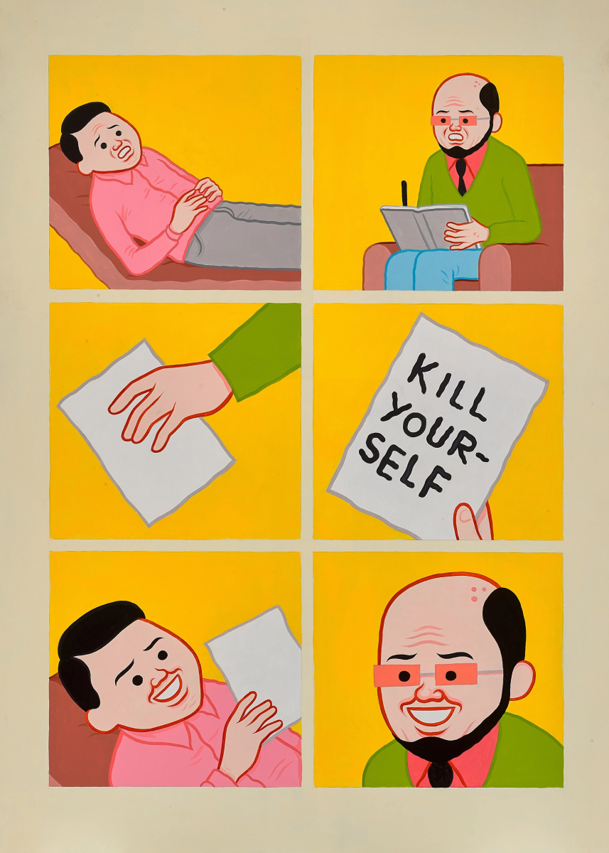 Work Hard And Then Die by Sir Joan Cornellà