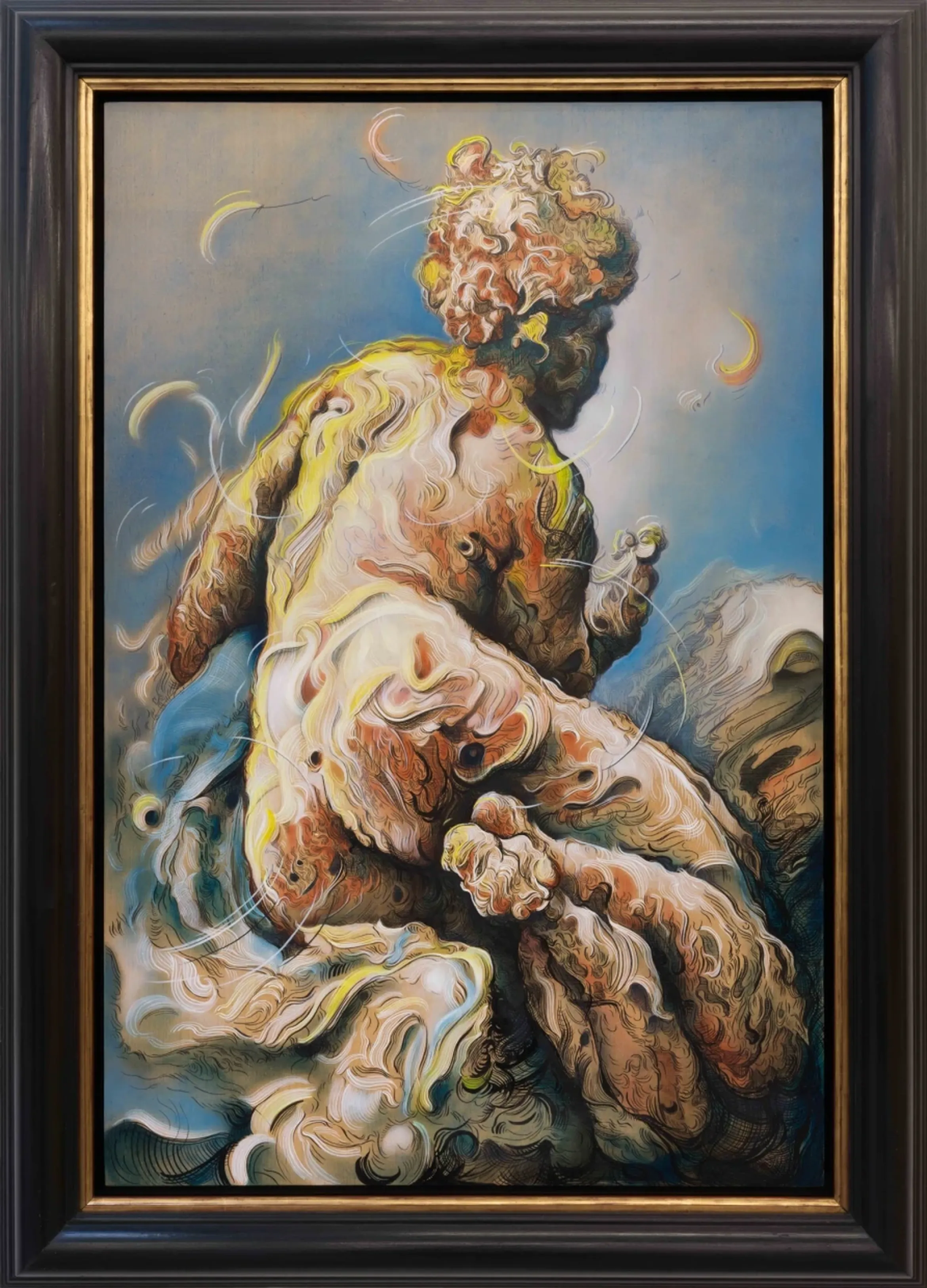 Glenn Brown, The Horse's Mouth, 2024