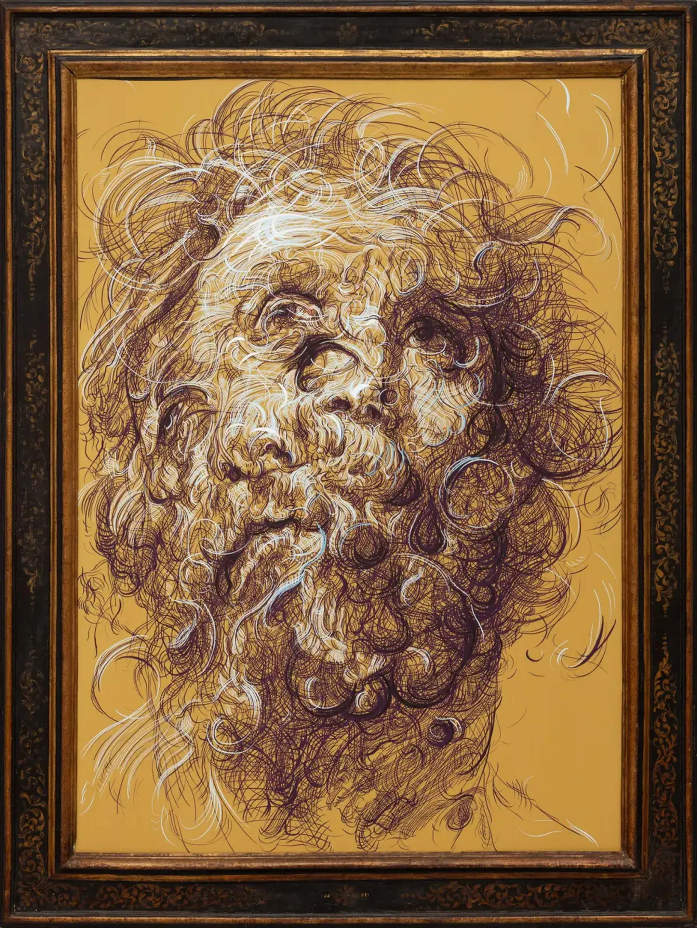 Glenn Brown, The Hurdy-Gurdy, 2019