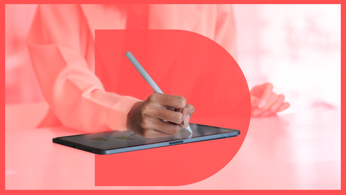 A person adds esignature to a pdf