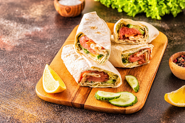 5 recetas de wraps ¡pruébalas