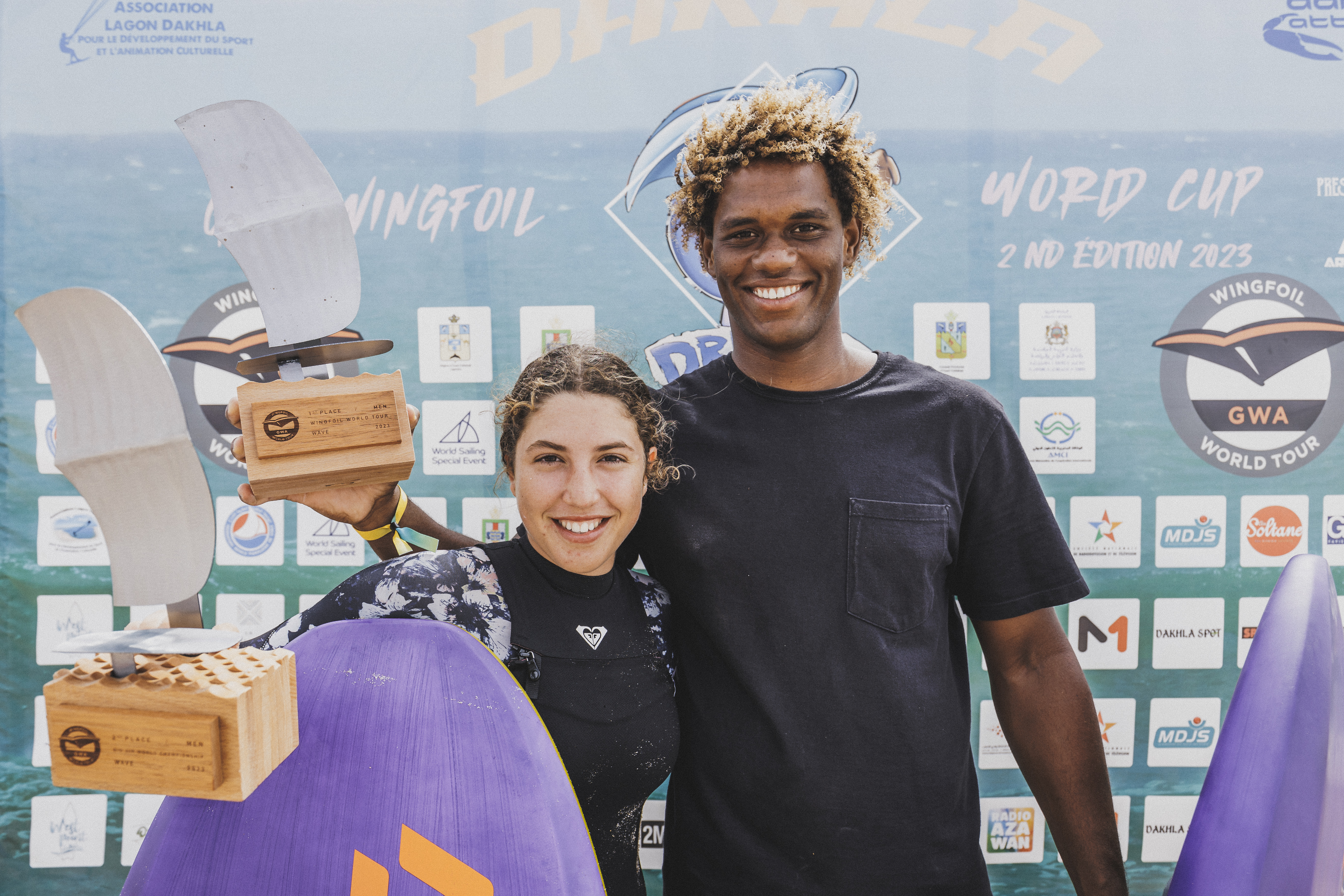 Wesley Brito is the GWA Wave World Champion 2023, Nia Suardiaz 2nd!