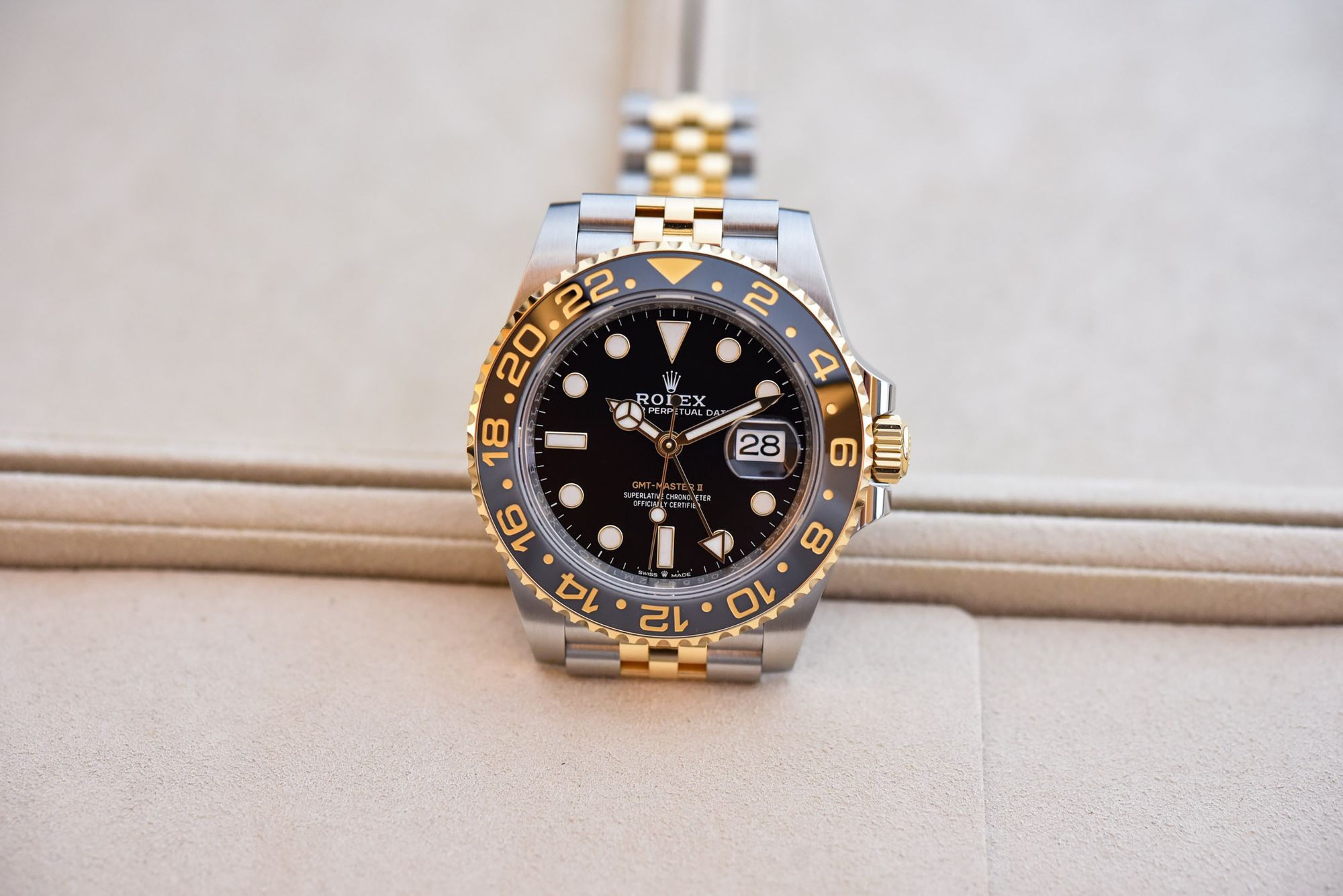 Gmt master ii 2025 batman waiting list