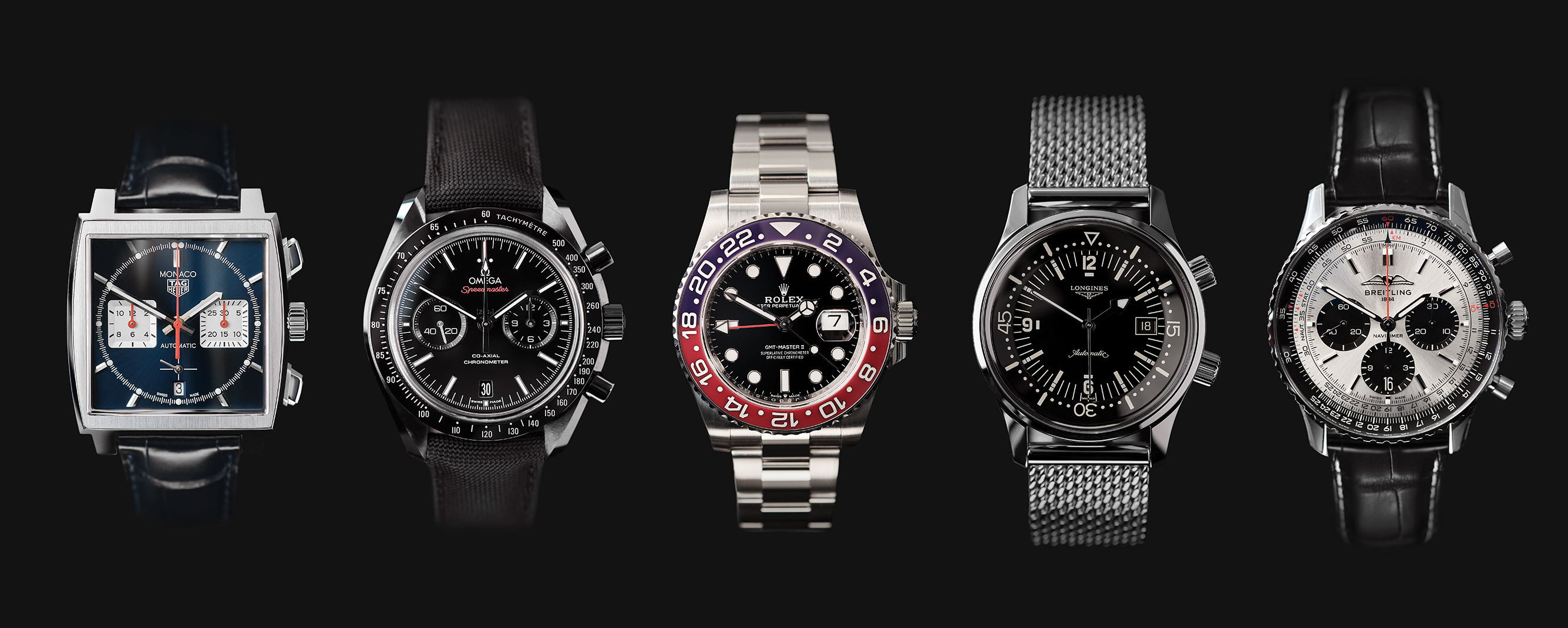 Luxury watches • Rolex, Breitling, Chopard, Omega, Tag Heuer | HORANDO