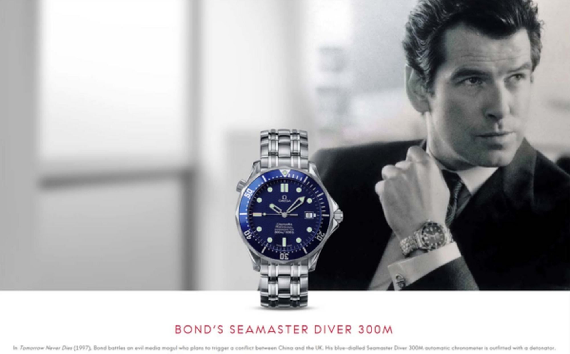 Omega Seamaster – James Bond in „Der Morgen stirbt nie“ (1997)