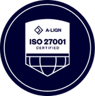 Badge showing that Infermedica is ISO 27001 certified