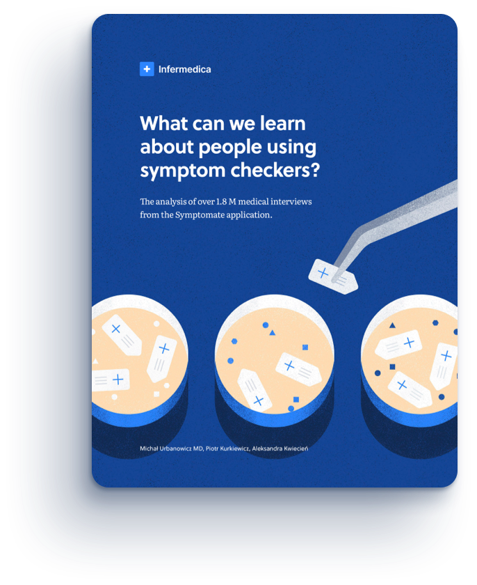 What can we learn about people using symptom checkers. Cover of the report.