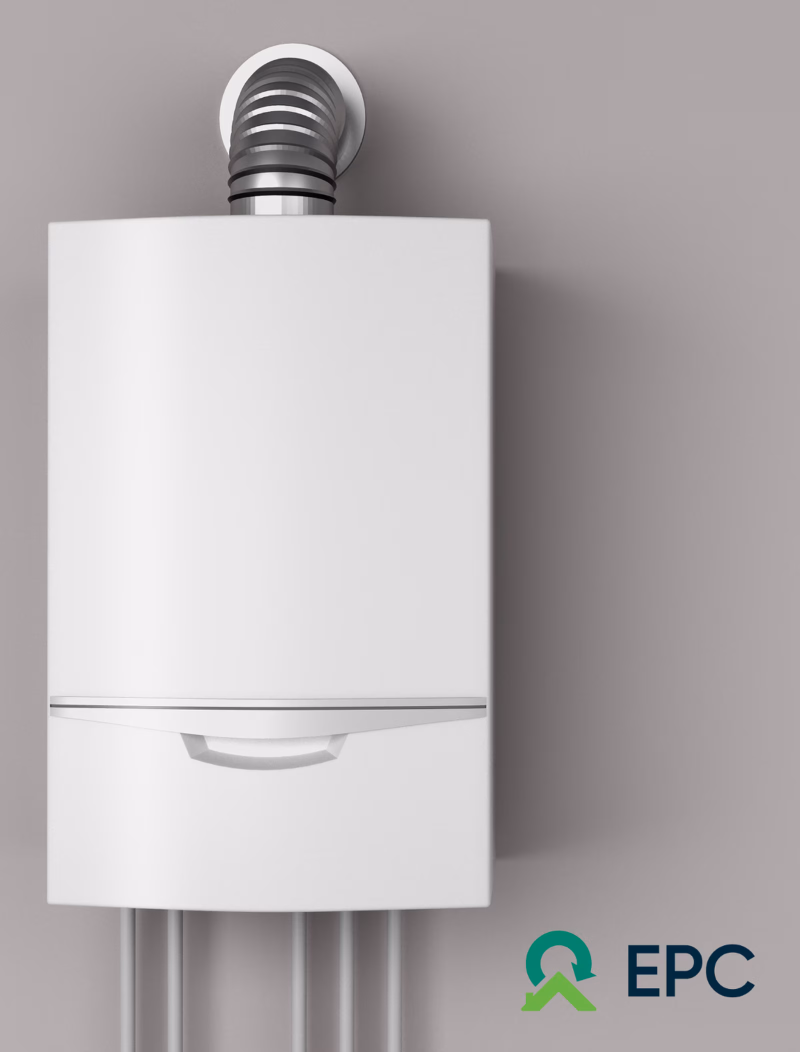gas boiler with brown background