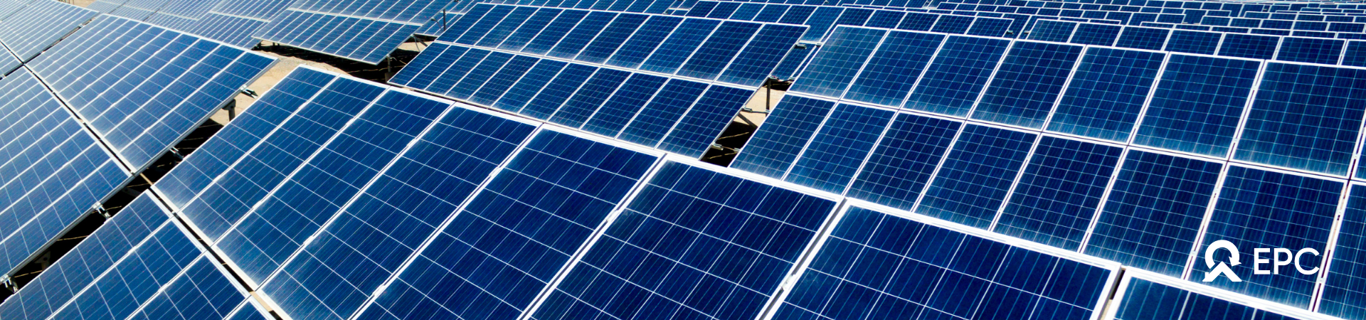 solar panels in a row