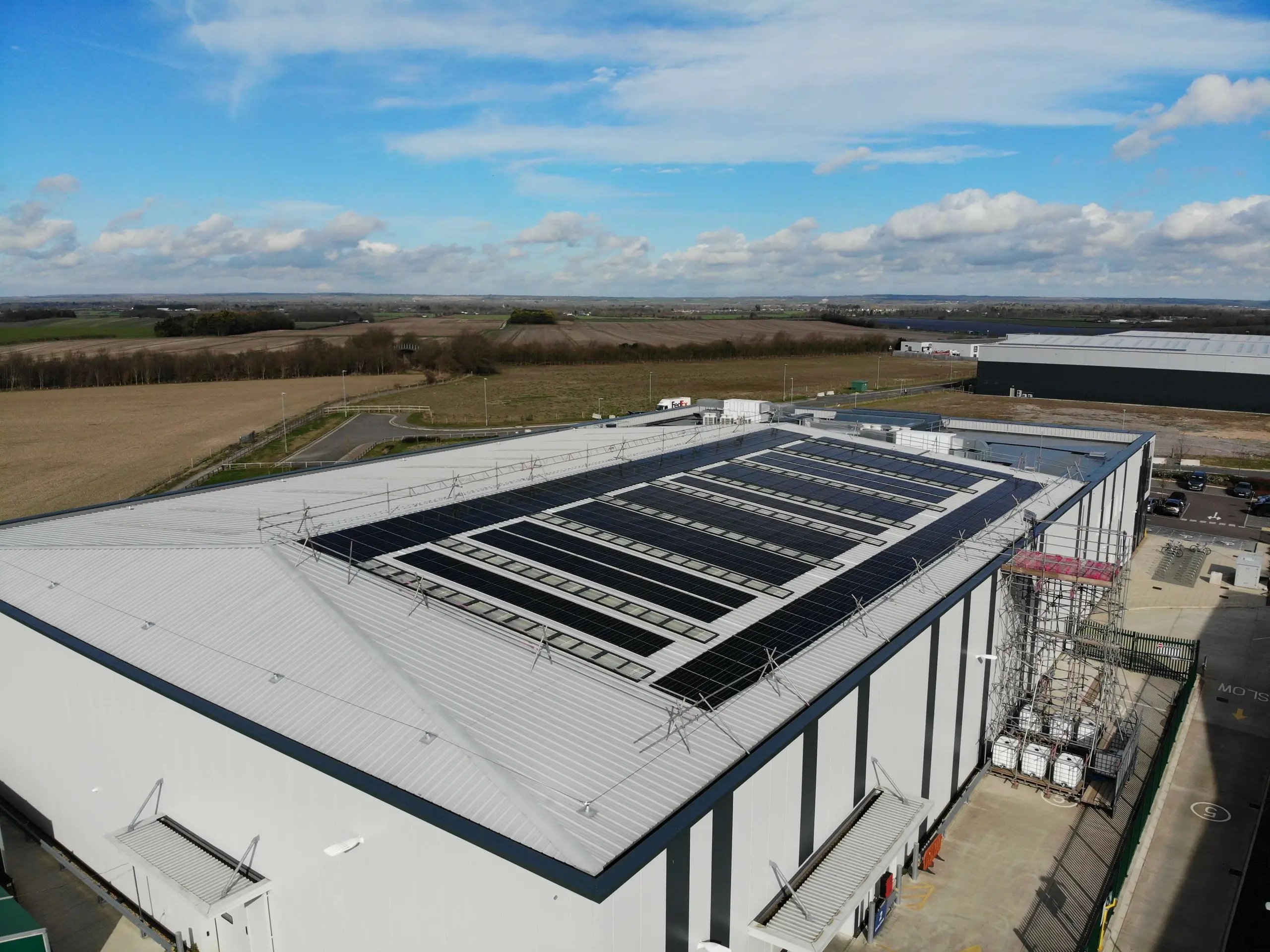 A large EPC solar installation generating cleaner electricity