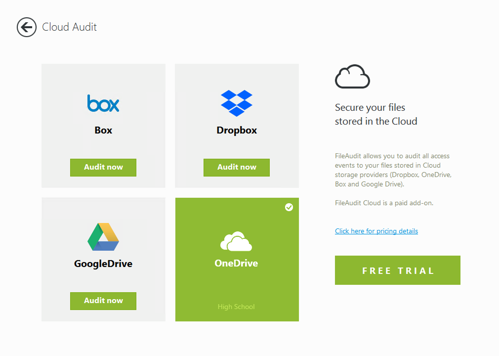 Cloud audit