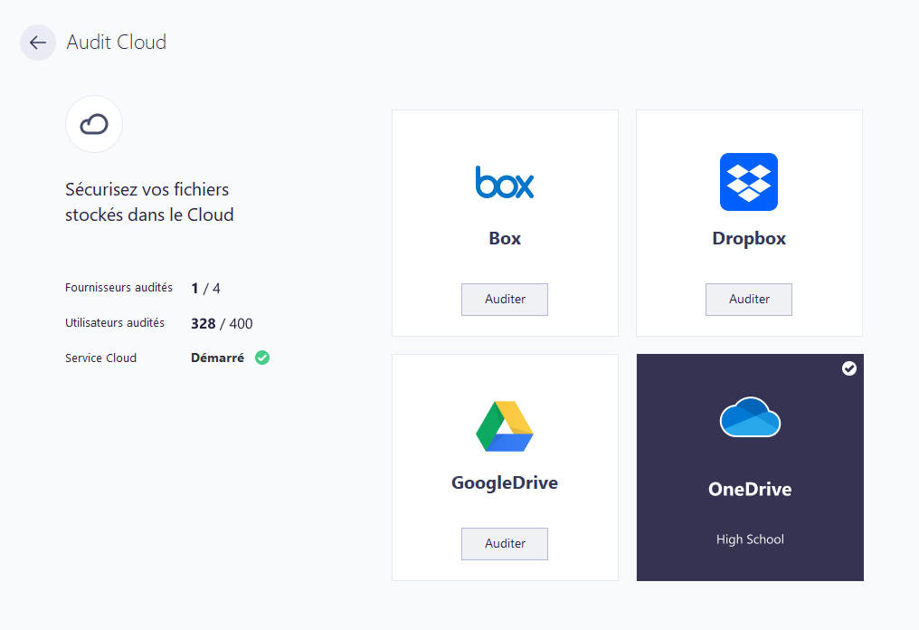 Audit cloud