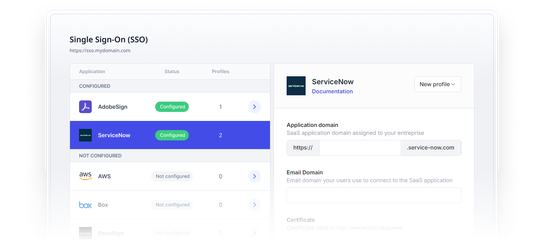 SSO ServiceNow