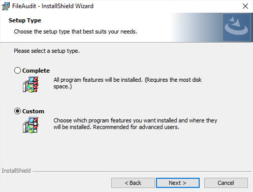 FileAudit custom installation