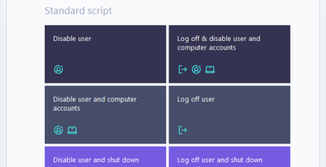 Predefined scripts
