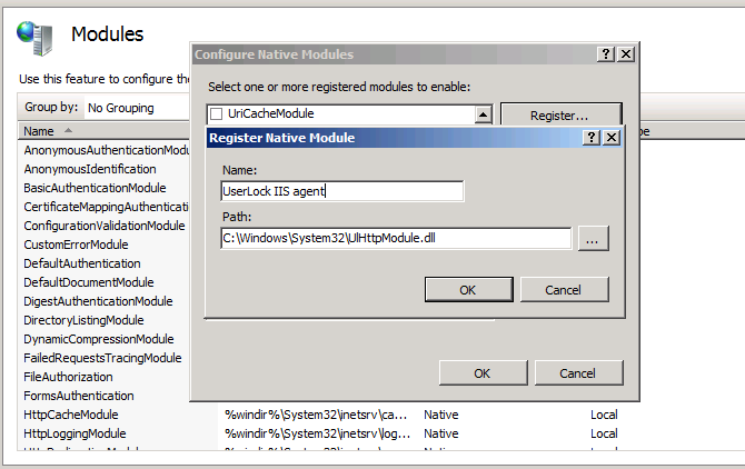 Configure native modules select path