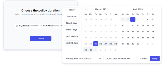 Apply temporary logon restrictions