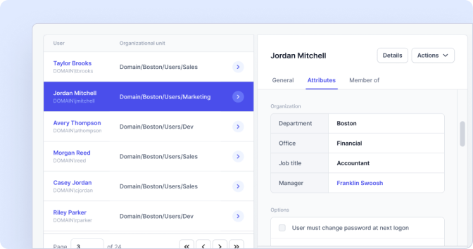 Instant visibility into your Active Directory (AD) environment