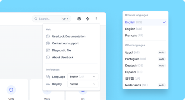 More language support