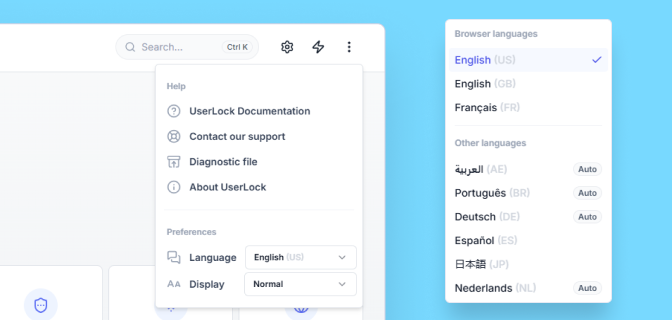 More language support