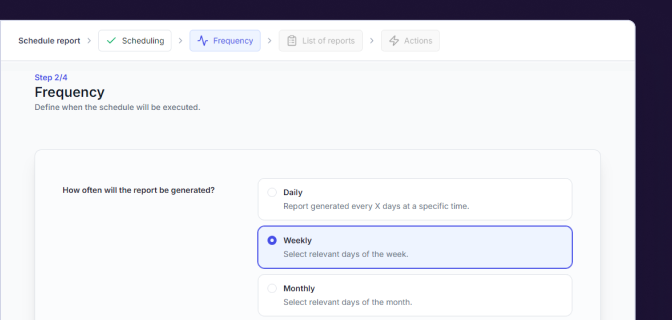 Streamlined reporting for audits and analysis