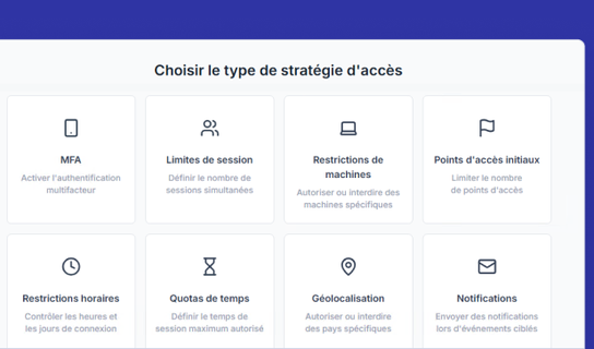 Gestion des stratégies d’accès plus intelligente