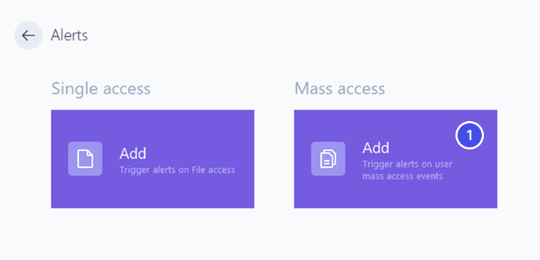 Select a mass alert