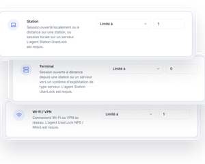Contrôle session simultanée