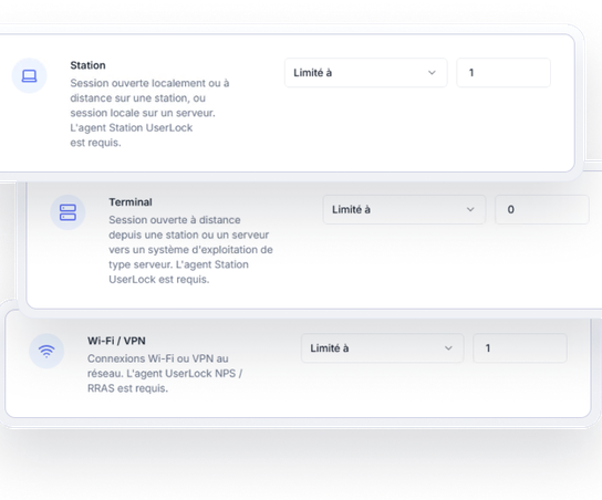 Contrôle session simultanée