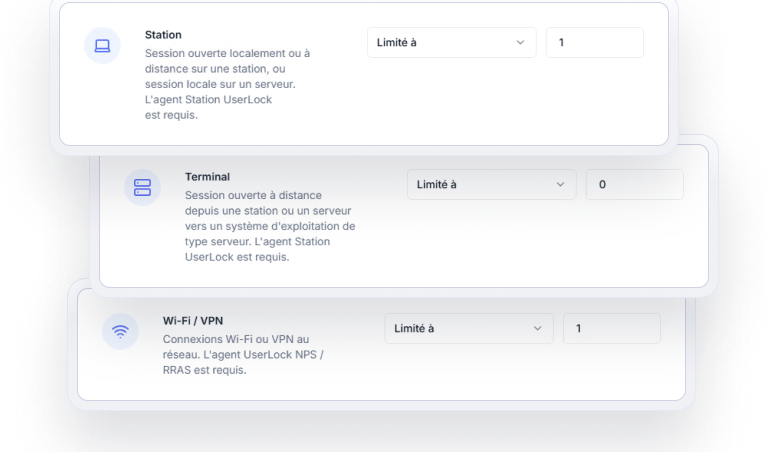Contrôle session simultanée