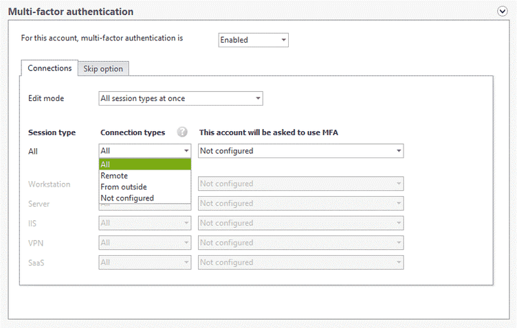 Secure Windows Domain with 2 Factor Authentication (2FA) | UserLock
