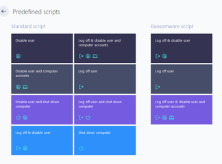 Predefined scripts